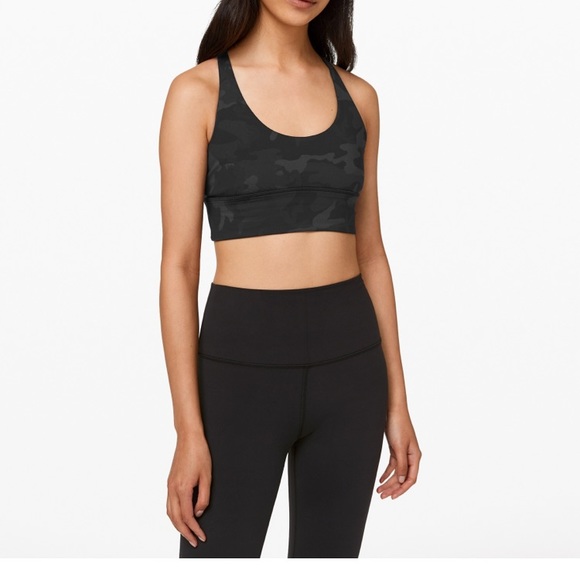 lululemon athletica Tops - Lululemon Free To Be Moved Grey Camo Bra